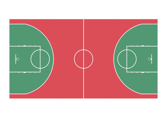 Basketball Court Top View Vector Images (over 390)