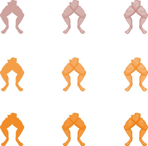 Frog legs Vector Image