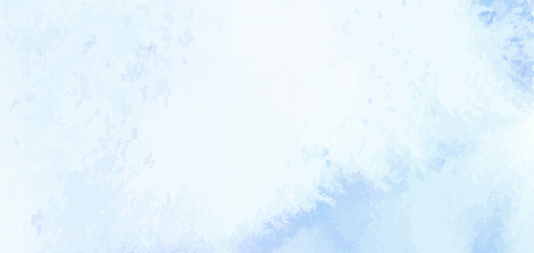 Hand painted art of watercolor blue color paint Vector Image