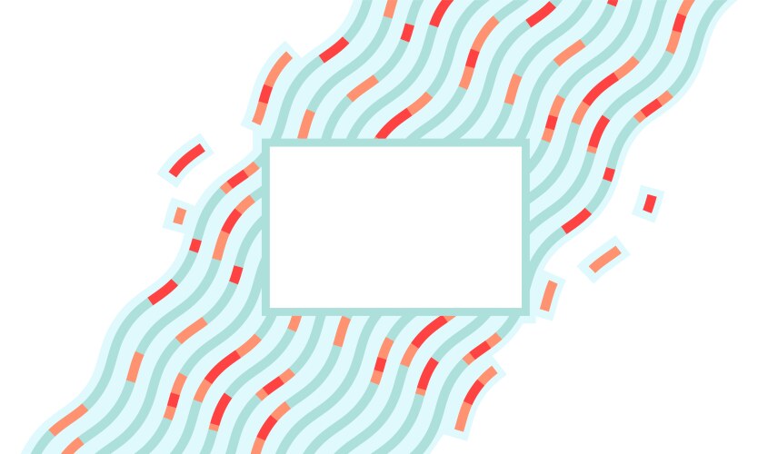 Background with wave pattern and space for text vector image