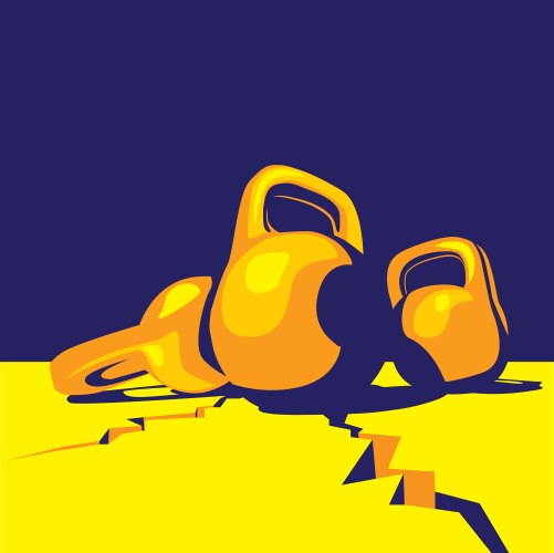 Kettlebell Royalty Free Vector Image - VectorStock