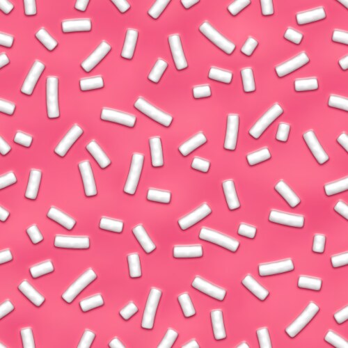 Colorful confetti sprinkles seamless pattern Vector Image