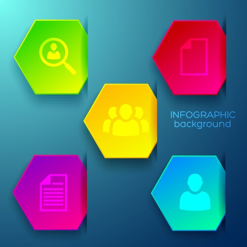 Colorful abstract design template Royalty Free Vector Image