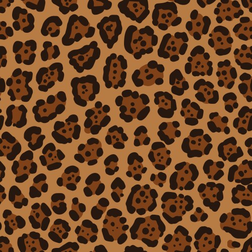 Leopard print animal seamless pattern art Vector Image