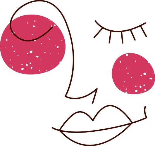 Abstract lined doodle Royalty Free Vector Image