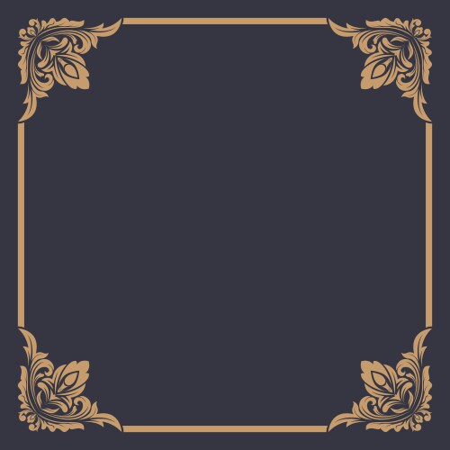 Elegant frame Royalty Free Vector Image - VectorStock