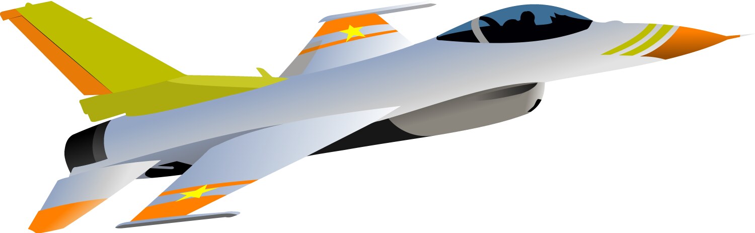 Jet Fighter Airplane Royalty Free Vector Image