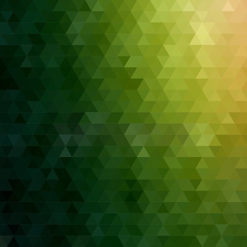 Dark green triangular abstract background eps 10 vector image