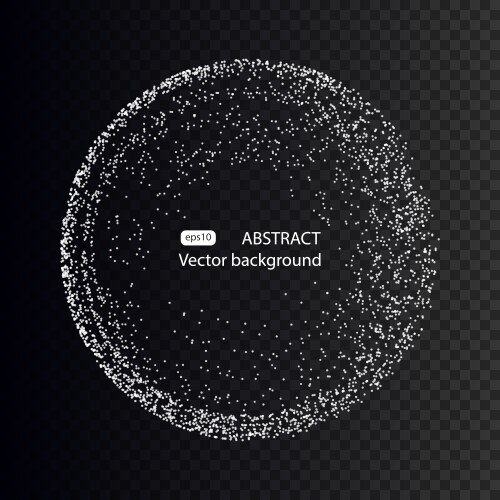 Dynamic Mesh Particle Background vector image