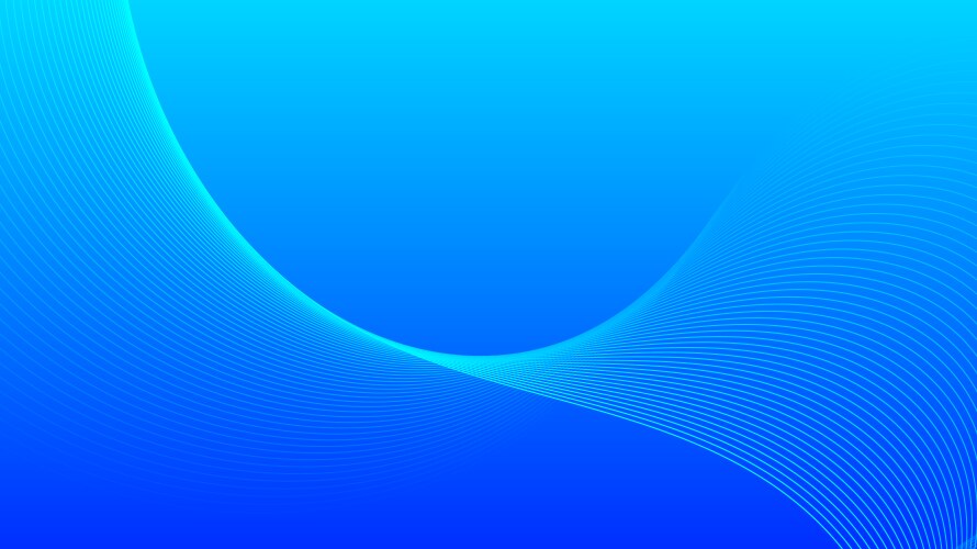Abstract concept lines wave dynamic particle vector image