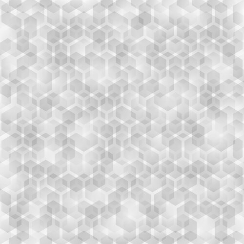 Grey color abstract background hexagonal texture vector image