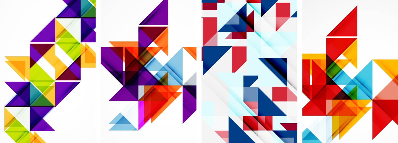 Random Triangle Pattern Vector Images (over 14,000)