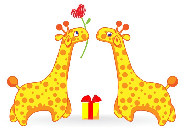 Giraffe vector image