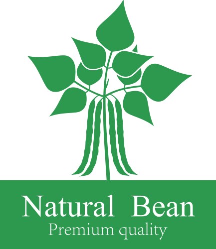 Fresh green beans vegetables Royalty Free Vector Image