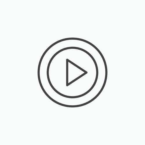 Play button icon set Royalty Free Vector Image