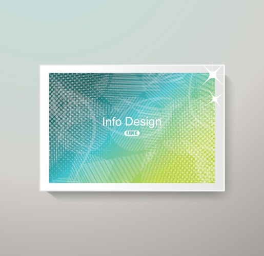 bright banner template for business design vector image