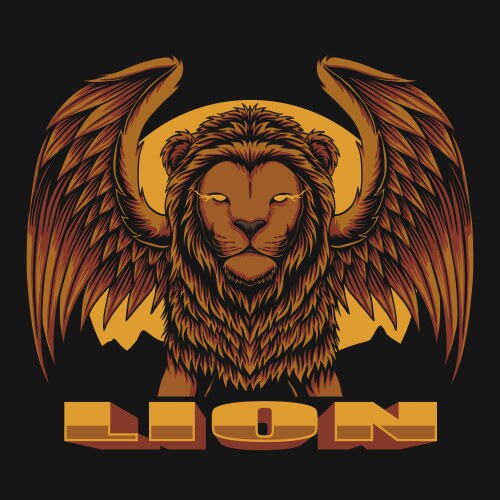 Lion wing Vector Image
