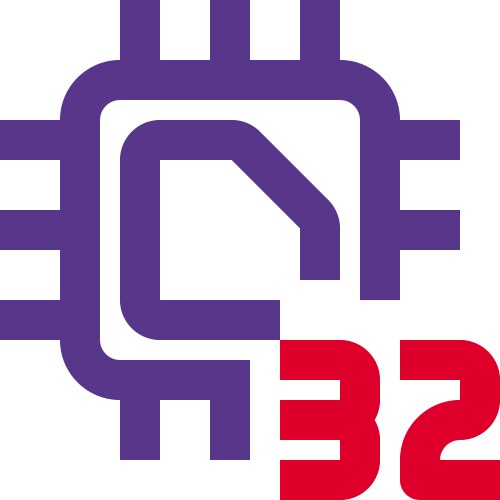 Processing unit with a 32-bit data capacity vector image