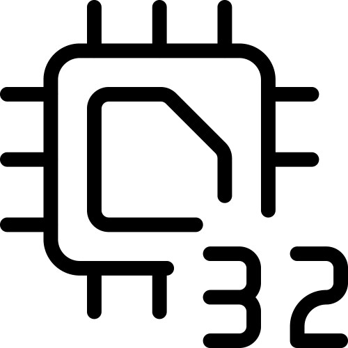 Processing unit with a 32-bit data capacity vector image