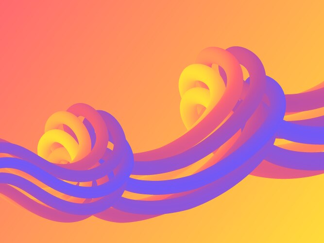 Abstract liquid background fluid wave web design vector image