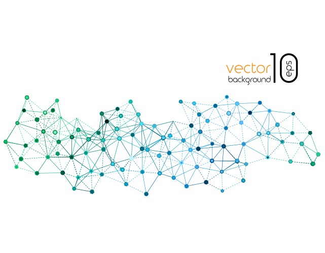 Molecule and communication background Royalty Free Vector