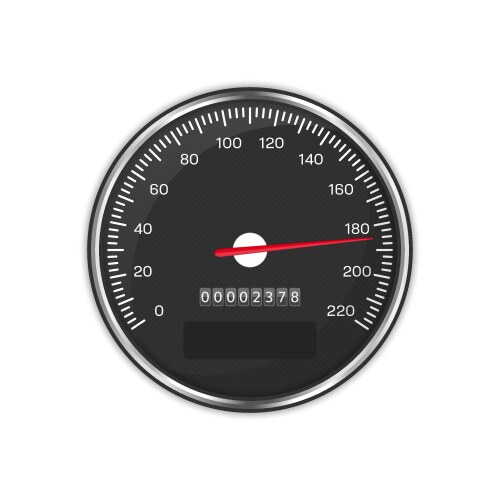 Car dashboard isolated Royalty Free Vector Image