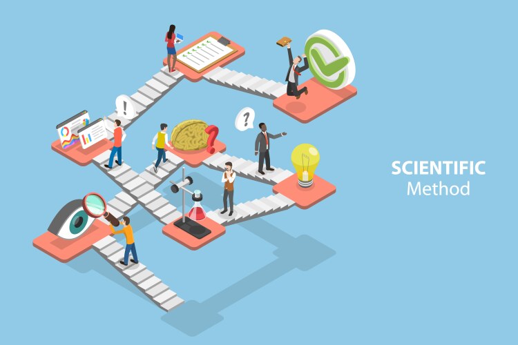 3d isometric flat conceptual Royalty Free Vector Image