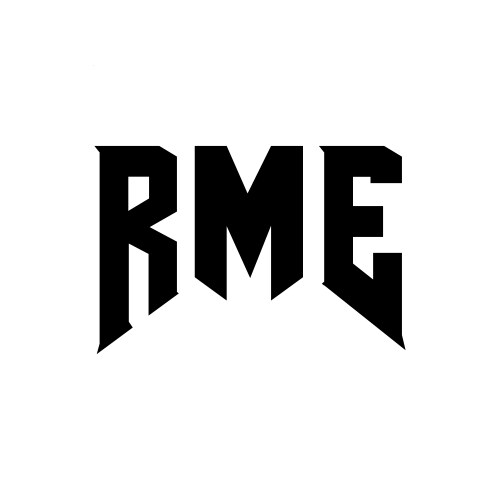 Rme letter logo design for technology company Vector Image