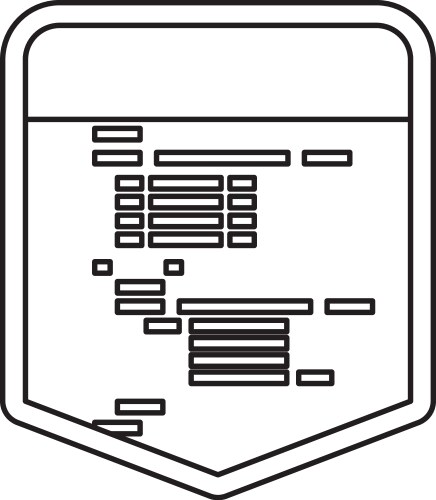 Html programming code vektorbild