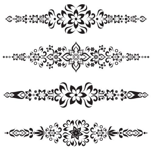 vintage ornament vector image vector image