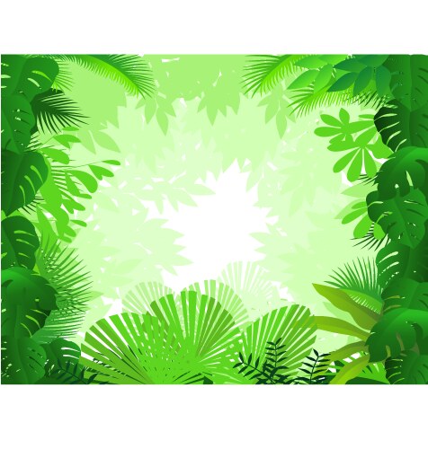 Jungle background Royalty Free Vector Image - VectorStock