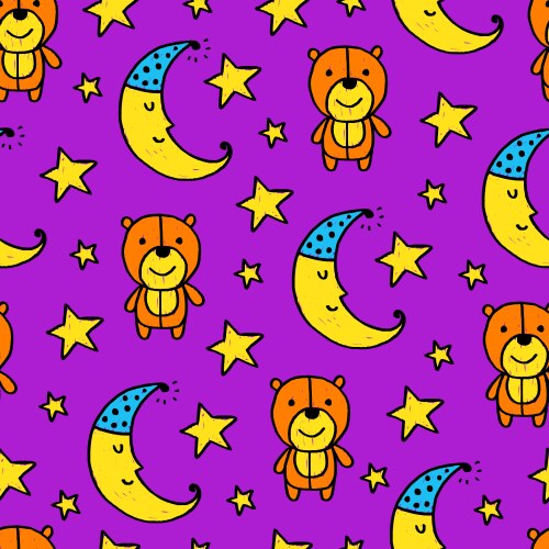 Kids pattern Royalty Free Vector Image - VectorStock