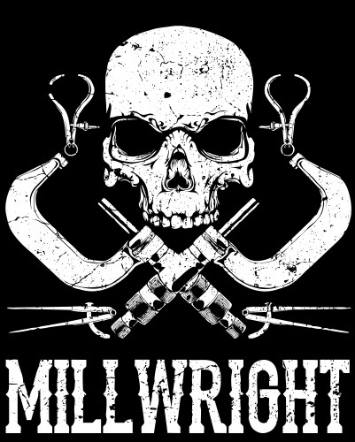 Millwright Heavy Equipment – Royalty-Free Vector | VectorStock