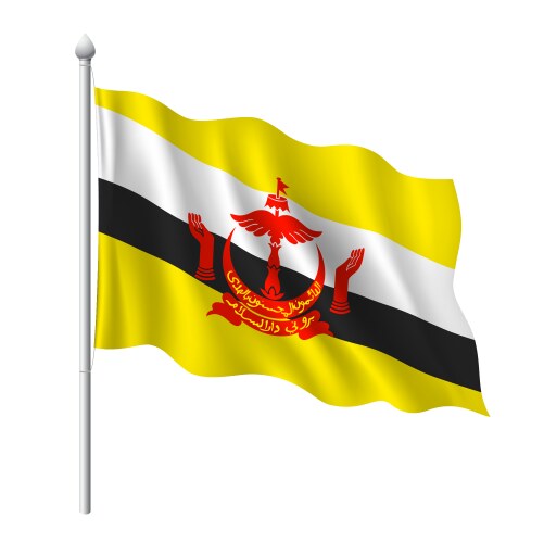 Flag on a white background – Royalty-Free Vector | VectorStock
