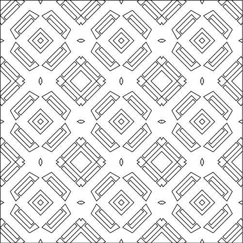 Geometric pattern with triangular elements vector image
