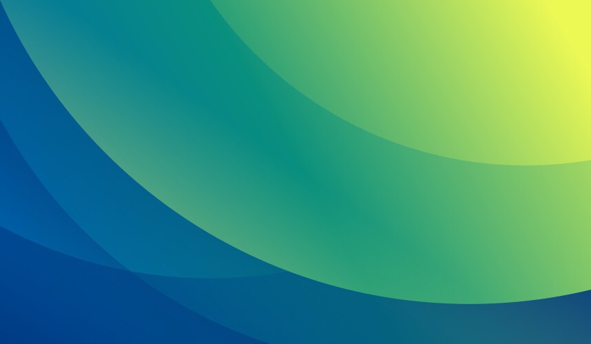 Abstract trendy green gradient curve background Vector Image