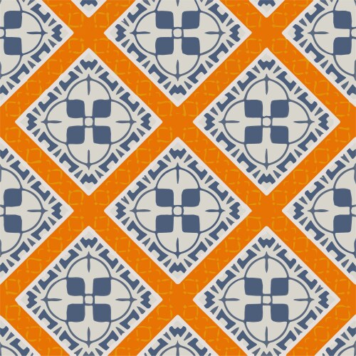 Geometric pattern with triangular elements vector image