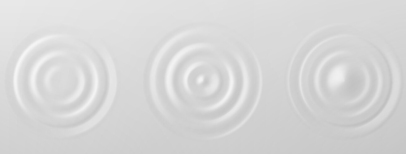 Splash ripple waves water surface decoration grey Vector Image