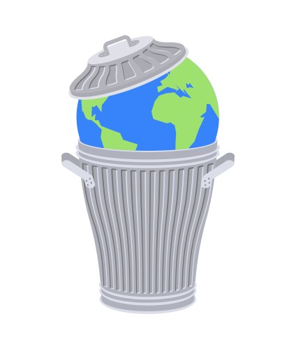 Garbage stack Royalty Free Vector Image - VectorStock