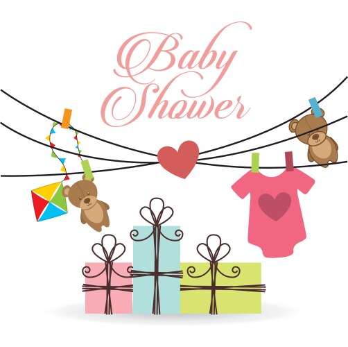 Baby shower Vector Image