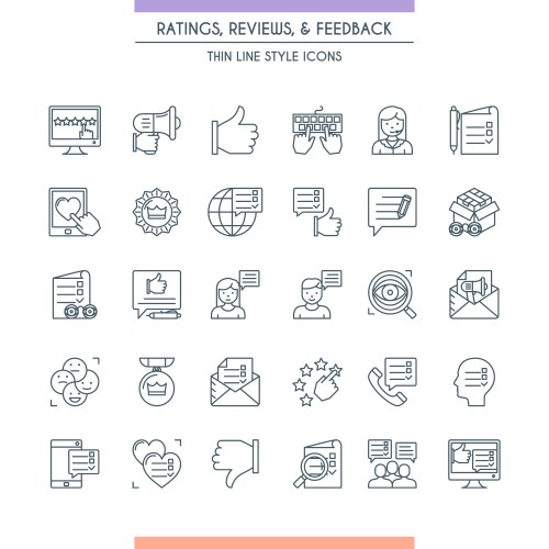 Satisfied Client Feedback Loop Concept Icon Vector Image