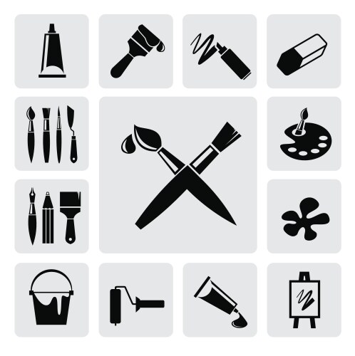 Creative icons Royalty Free Vector Image - VectorStock