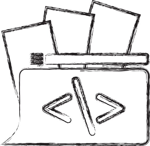 Html programming code vektorbild