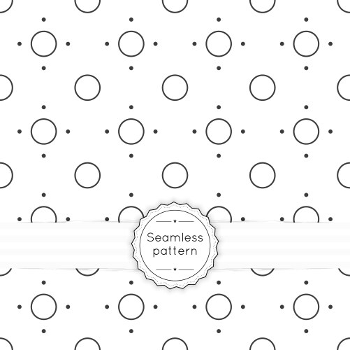 Geometric Circle Pattern vector image