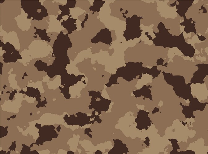 Seamless woodland camo pattern Royalty Free Vector Image