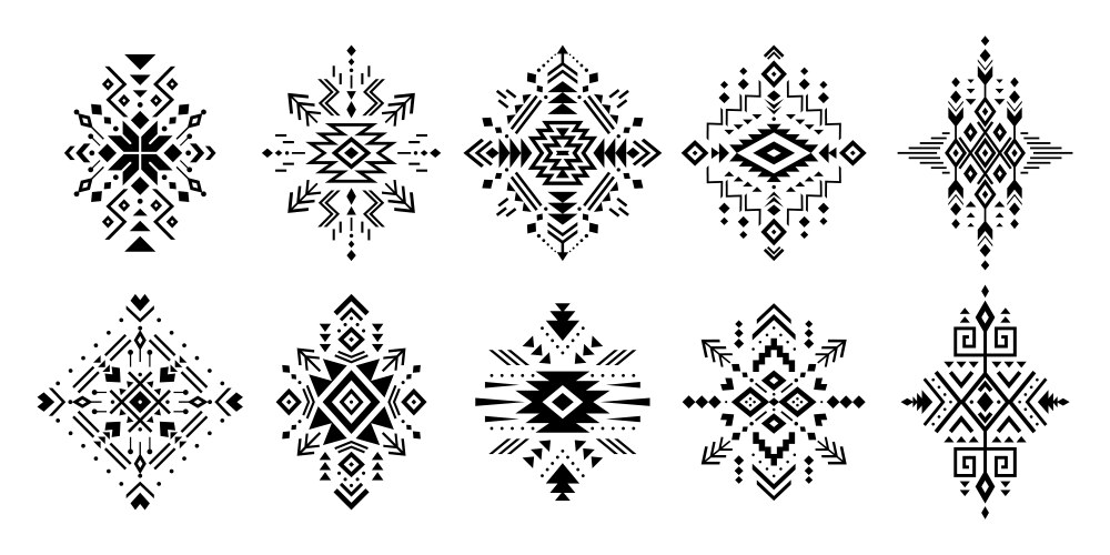 Aztec element Royalty Free Vector Image - VectorStock