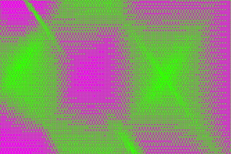 Pixel background with bitmap pattern retro game vector image