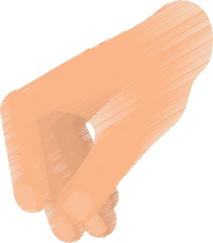 Hand holding something Vector Image