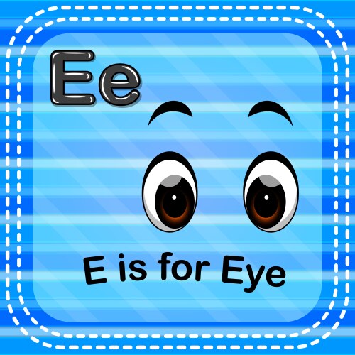 Alphabet letters with eye Vector Images & Graphics for Commercial Use ...
