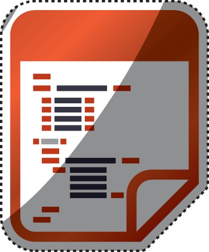 Html programming code vector image